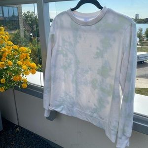 Tie dye lightweight soft fleece